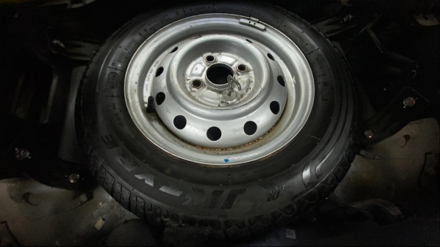 2015 Maruti Wagon R 1.0 LXI CNG, CNG, Manual, 66,975 km, Spare Tyre
