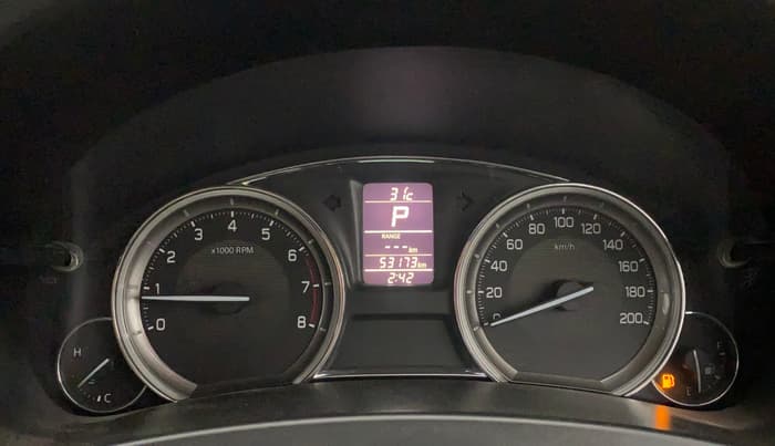 2016 Maruti Ciaz ZXI AT, Petrol, Automatic, 53,165 km, Odometer Image