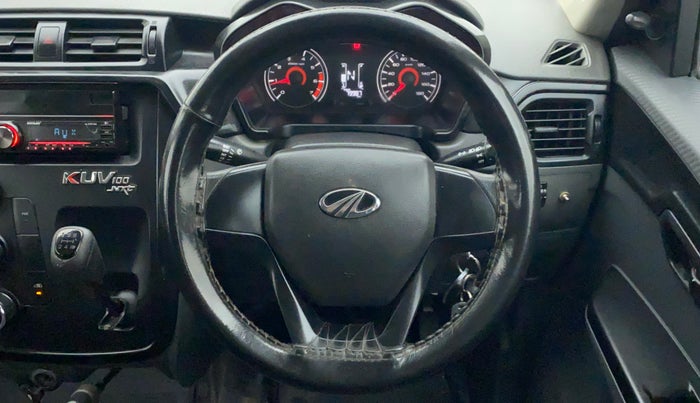 2019 Mahindra KUV 100 NXT K2 P 6 STR, Petrol, Manual, 80,049 km, Steering Wheel Close Up