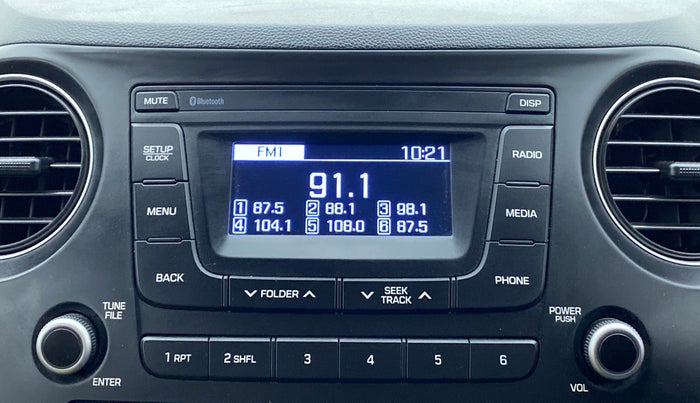 2017 Hyundai Xcent S 1.2, Petrol, Manual, 17,129 km, Infotainment System