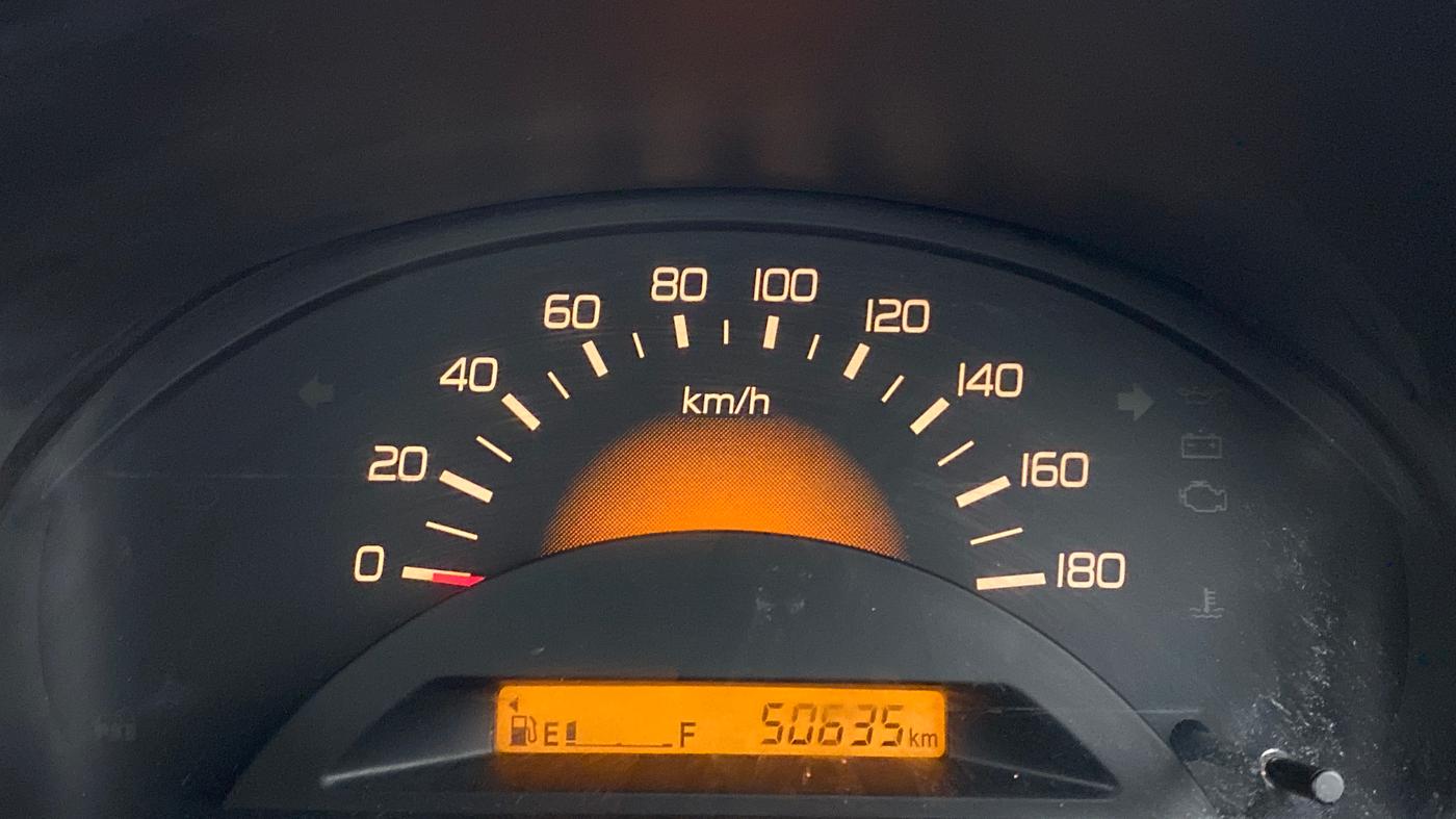 2014 Maruti Wagon R 1.0 LXI, Petrol, Manual, 50,684 km, Odometer Image