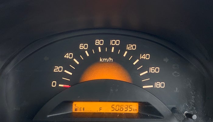2014 Maruti Wagon R 1.0 LXI, Petrol, Manual, 50,684 km, Odometer Image