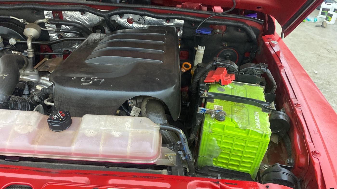 2022 Mahindra Thar LX HT PETROL 4WD MT, Petrol, Manual, 48,437 km, Engine View - Left