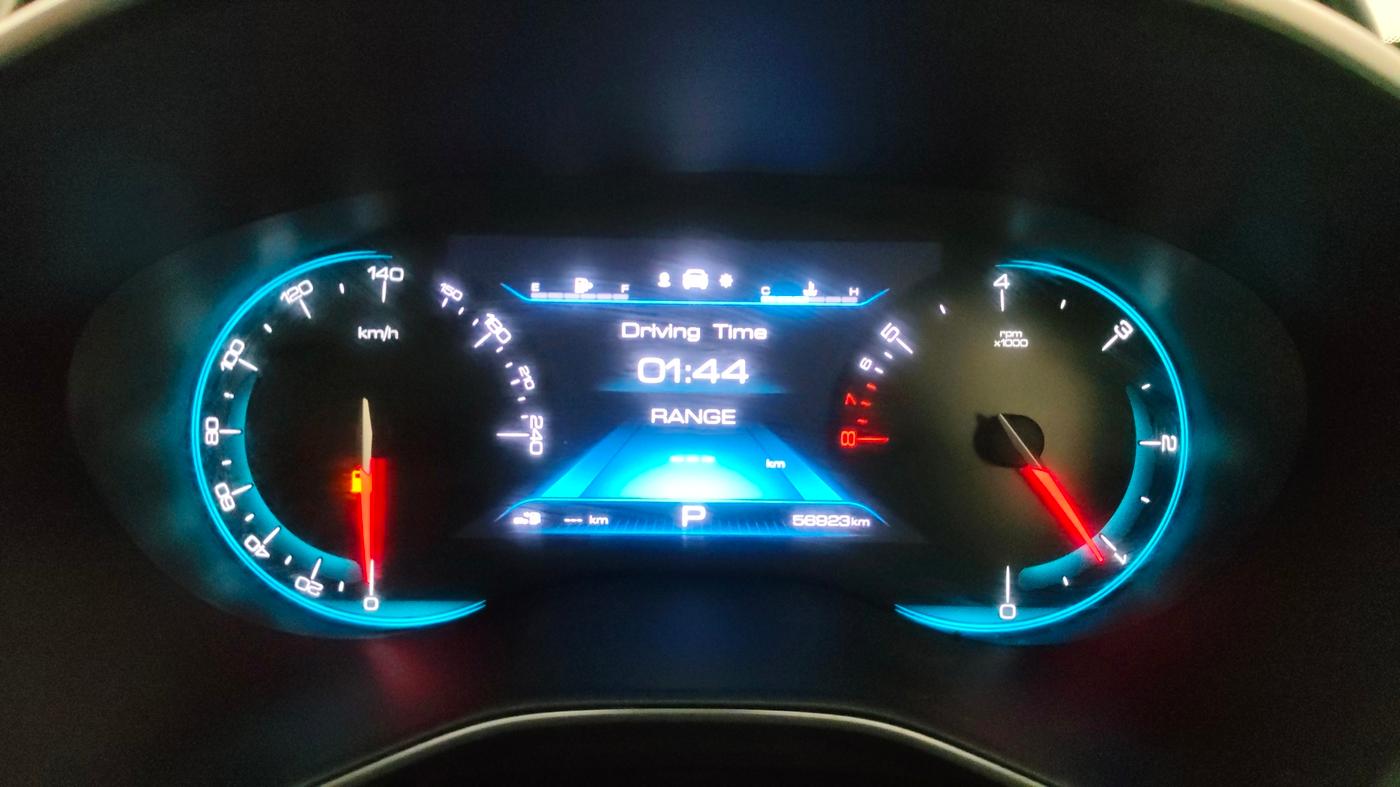 2022 MG HECTOR PLUS SHARP 1.5 PETROL TURBO CVT 6-STR, Petrol, Automatic, 56,886 km, Odometer Image