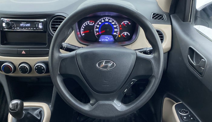 2017 Hyundai Grand i10 MAGNA 1.2 KAPPA VTVT, Petrol, Manual, 27,431 km, Steering Wheel Close Up