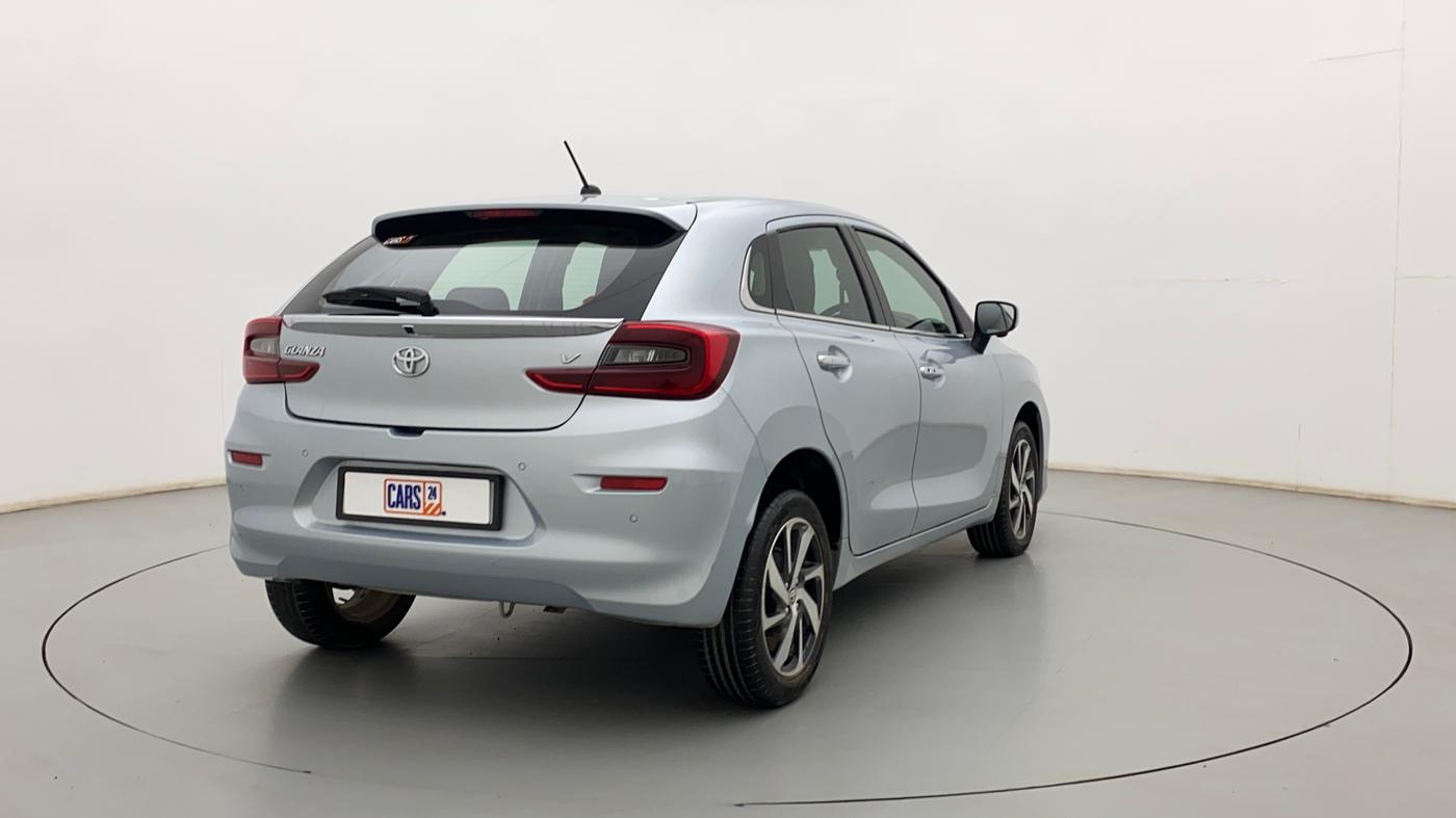 2022 Toyota Glanza V AMT, Petrol, Automatic, 12,089 km, Right Back Diagonal