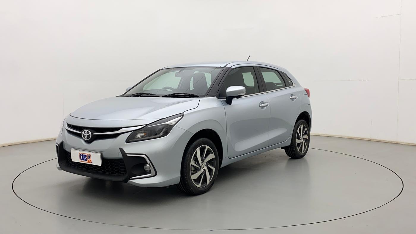 2022 Toyota Glanza V AMT, Petrol, Automatic, 12,089 km, Left Front Diagonal