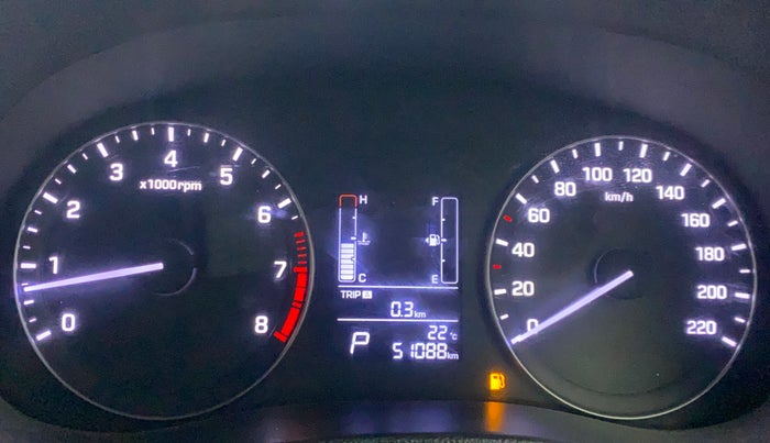 2016 Hyundai Creta SX PLUS AT 1.6 PETROL, Petrol, Automatic, 51,048 km, Odometer Image