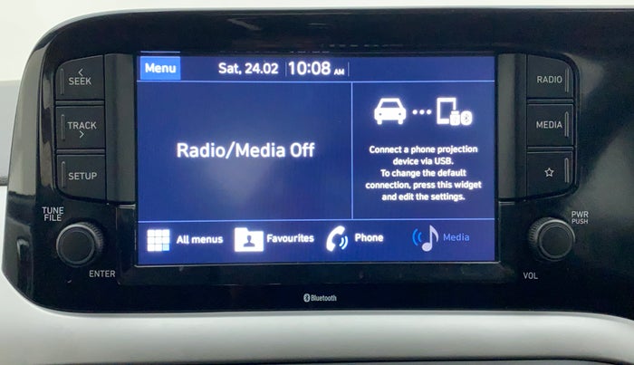 2021 Hyundai GRAND I10 NIOS SPORTZ 1.2 KAPPA VTVT, Petrol, Manual, 22,222 km, Infotainment System
