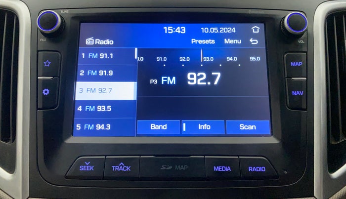 2018 Hyundai Creta SX AT 1.6 PETROL, Petrol, Automatic, 50,708 km, Infotainment System