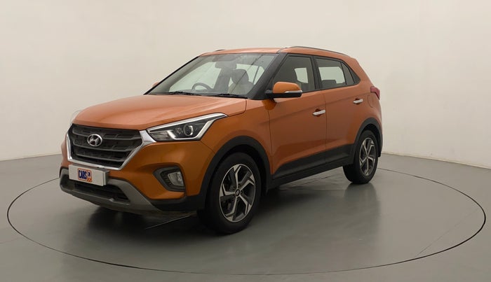 2018 Hyundai Creta SX AT 1.6 PETROL, Petrol, Automatic, 50,708 km, Left Front Diagonal