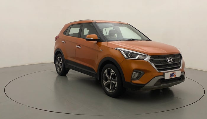 2018 Hyundai Creta SX AT 1.6 PETROL, Petrol, Automatic, 50,708 km, Right Front Diagonal
