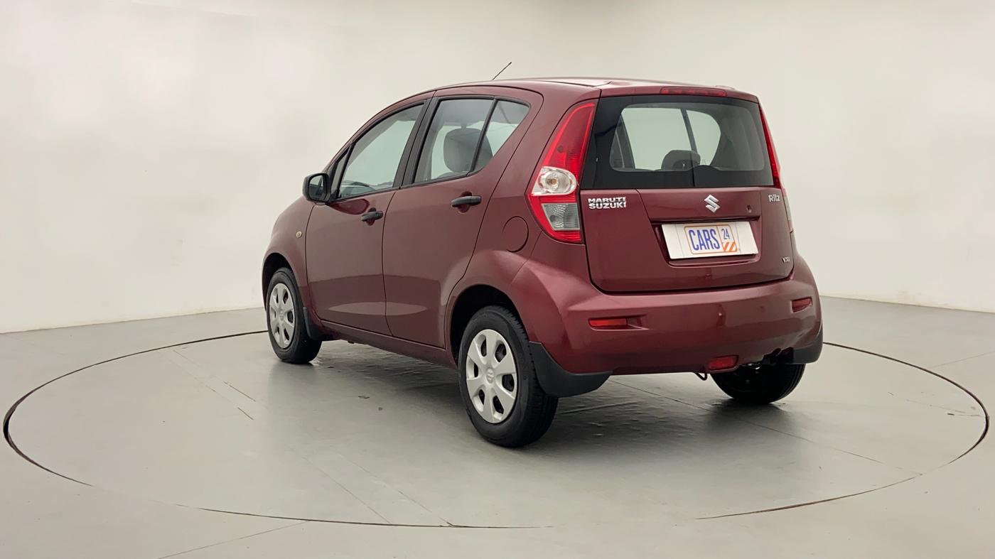 2011 Maruti Ritz VXI BS IV, Petrol, Manual, 61,375 km, Left Back Diagonal (45- Degree) View