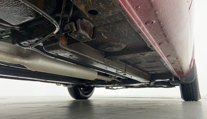 2011 Maruti Ritz VXI BS IV, Petrol, Manual, 61,375 km, Rear right underbody view