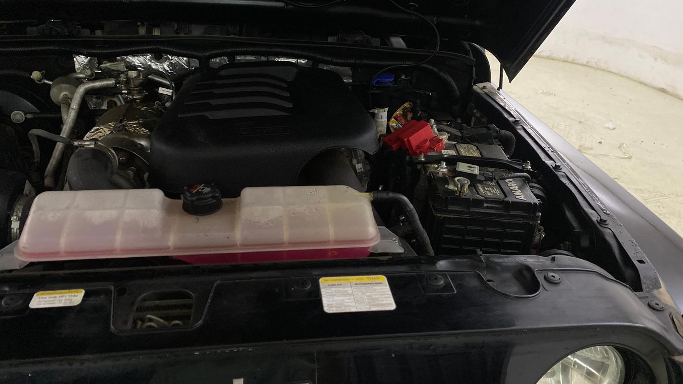 2023 Mahindra Thar LX D AT 4WD HT, Diesel, Automatic, 25,514 km, Engine View - Left