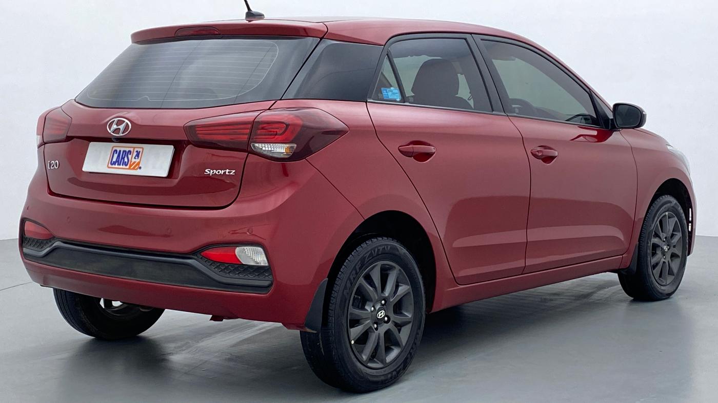 2019 Hyundai Elite i20 1.2 SPORTS PLUS VTVT, Petrol, Manual, 15,967 km, Right Back Diagonal (45- Degree) View
