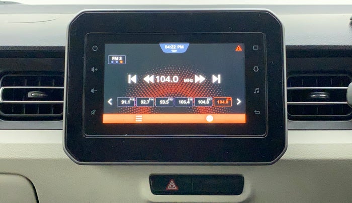 2022 Maruti IGNIS ZETA 1.2, Petrol, Manual, 2,594 km, Infotainment System
