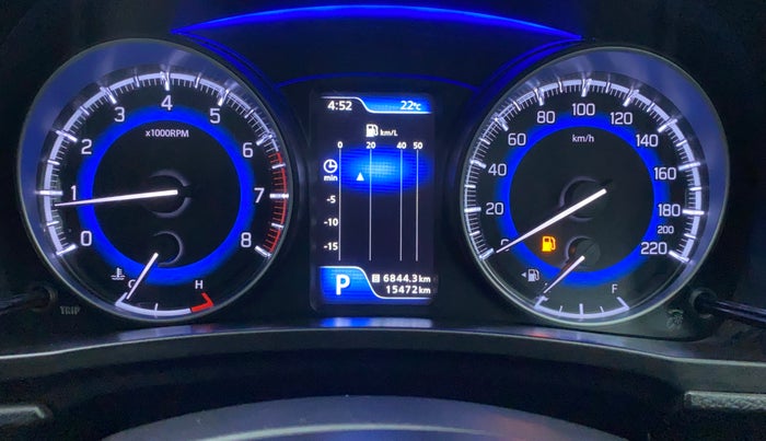 2021 Maruti Baleno ALPHA CVT PETROL 1.2, Petrol, Automatic, 15,471 km, Odometer Image
