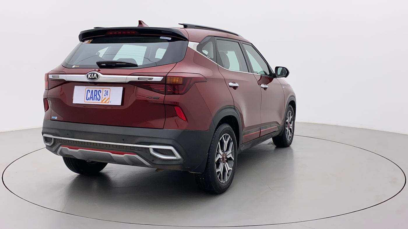 2019 KIA SELTOS GTX PLUS AT 1.5 DIESEL, Diesel, Automatic, 69,926 km, Right Back Diagonal