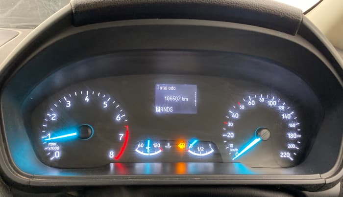 2018 Ford Ecosport TITANIUM + 1.5L PETROL AT, CNG, Automatic, 1,06,505 km, Odometer Image