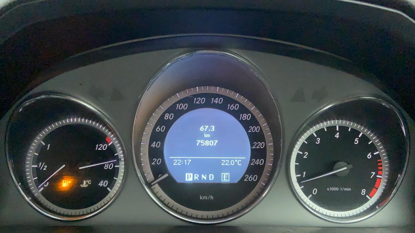 2011 Mercedes Benz C Class 200 CGI AVANTGARDE, Petrol, Automatic, 75,929 km, Odometer Image