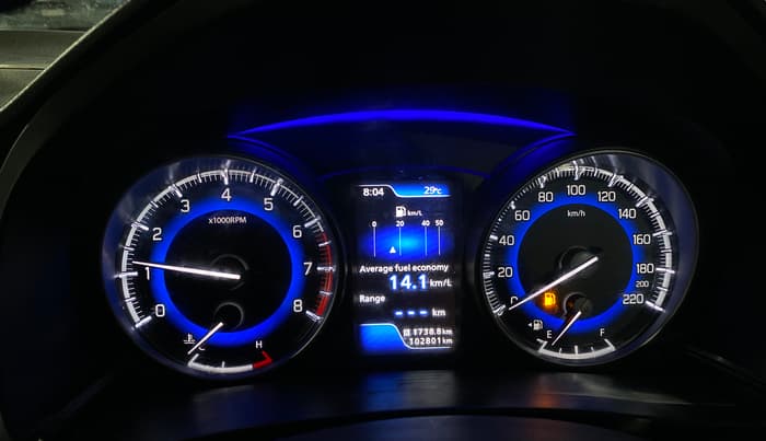 2021 Maruti Baleno ZETA PETROL 1.2, Petrol, Manual, 1,02,779 km, Odometer Image