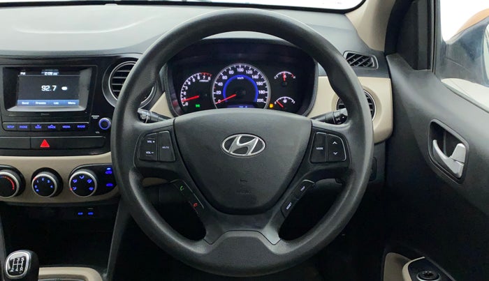 2017 Hyundai Grand i10 SPORTZ 1.2 KAPPA VTVT, Petrol, Manual, 57,505 km, Steering Wheel Close Up