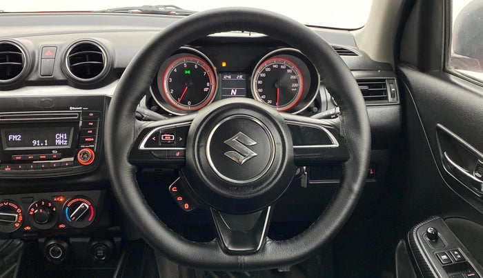 2018 Maruti Swift VXI AMT, Petrol, Automatic, 29,890 km, Steering Wheel Close Up