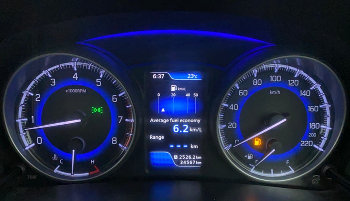 2017 Maruti Baleno ZETA PETROL 1.2, Petrol, Manual, 34,567 km, Odometer Image