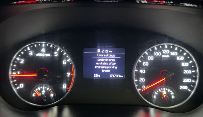 2019 KIA SELTOS HTK 1.5 PETROL, Petrol, Manual, 63,707 km, Odometer Image