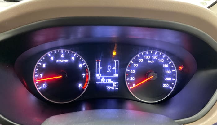 2020 Hyundai Elite i20 SPORTZ PLUS 1.2, Petrol, Manual, 75,407 km, Odometer Image