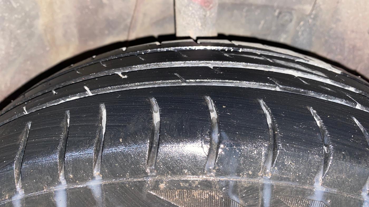 2018 Datsun Go Plus T, Petrol, Manual, 80,776 km, Right Front Tyre Tread