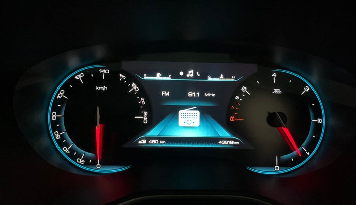 2021 MG HECTOR SHARP HYBRID 1.5 PETROL DUAL TONE, Petrol, Manual, 43,608 km, Odometer Image