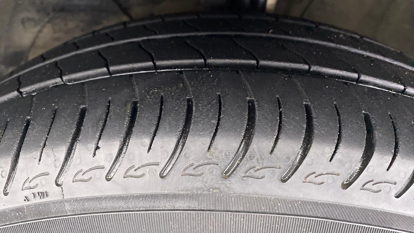 2019 Maruti Baleno DELTA CVT PETROL 1.2, Petrol, Automatic, 11,299 km, Left Front Tyre Tread