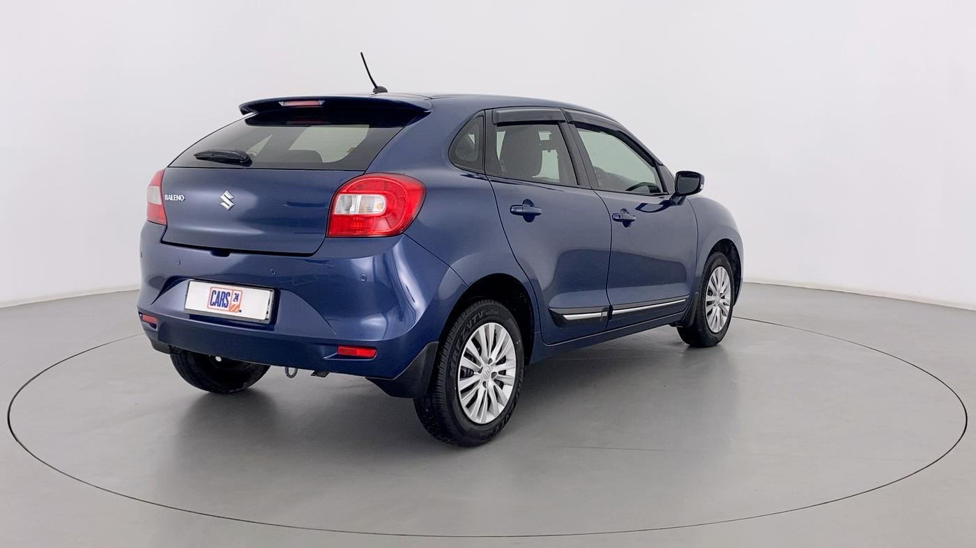 2019 Maruti Baleno DELTA CVT PETROL 1.2, Petrol, Automatic, 11,299 km, Right Back Diagonal