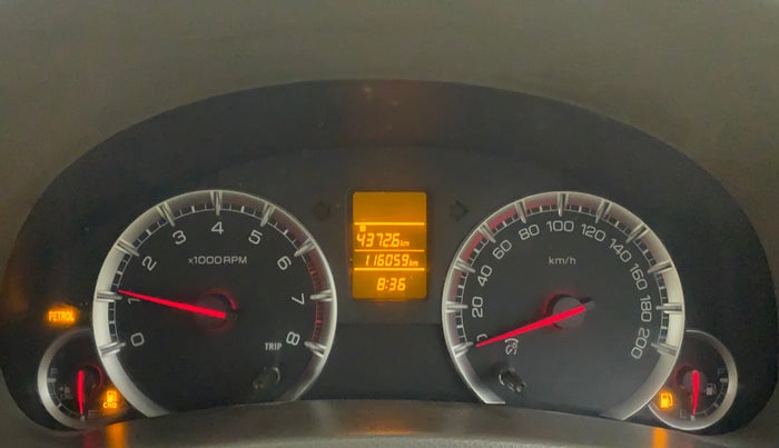 2013 Maruti Ertiga VXI CNG, CNG, Manual, 1,16,596 km, Odometer Image