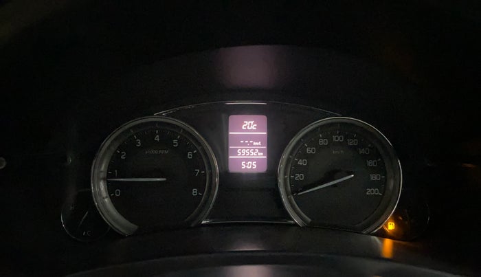 2015 Maruti Ciaz VXI+, Petrol, Manual, 59,542 km, Odometer Image