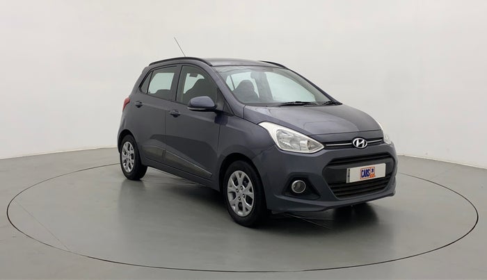2015 Hyundai Grand i10 SPORTZ 1.2 KAPPA VTVT, Petrol, Manual, 8,759 km, Right Front Diagonal