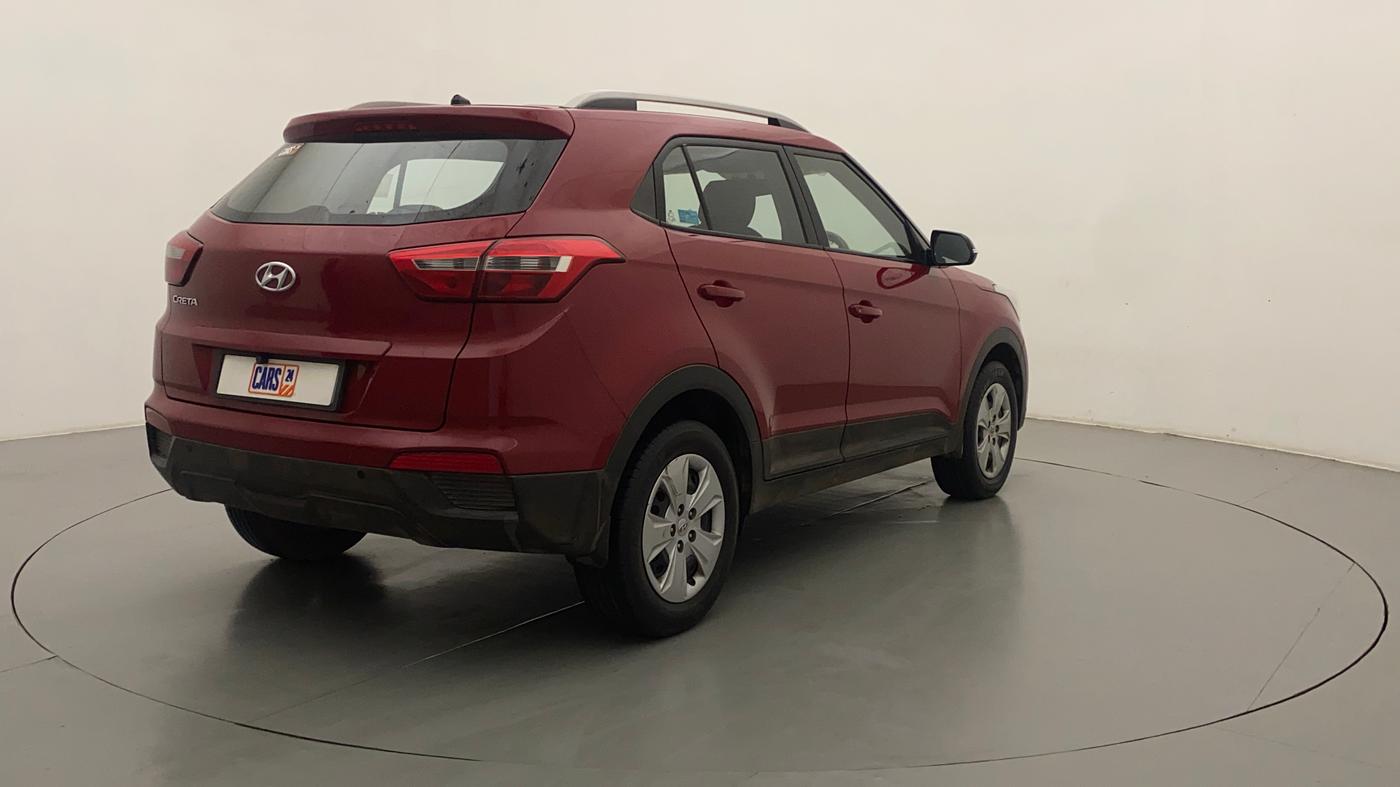 2017 Hyundai Creta E PLUS 1.6 PETROL, Petrol, Manual, 93,555 km, Right Back Diagonal