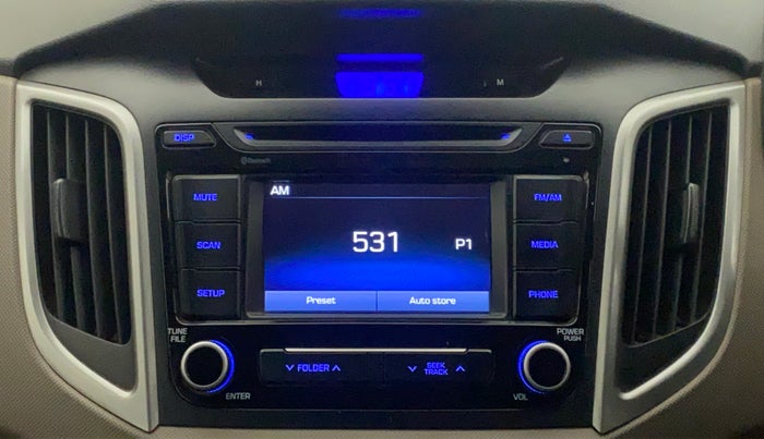 2017 Hyundai Creta E PLUS 1.6 PETROL, Petrol, Manual, 93,555 km, Infotainment System