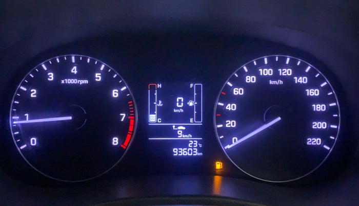 2017 Hyundai Creta E PLUS 1.6 PETROL, Petrol, Manual, 93,555 km, Odometer Image