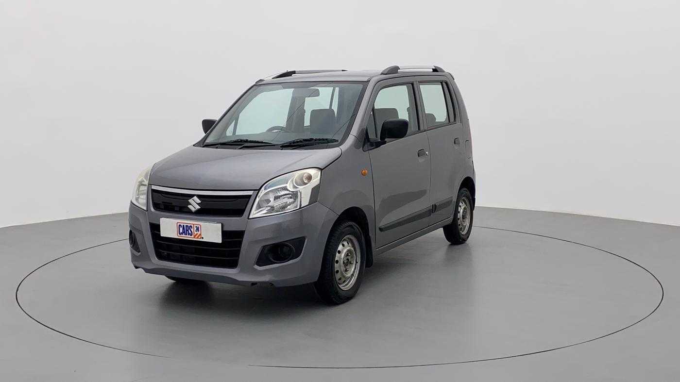 2013 Maruti Wagon R 1.0 LXI, Petrol, Manual, 53,777 km, Left Front Diagonal