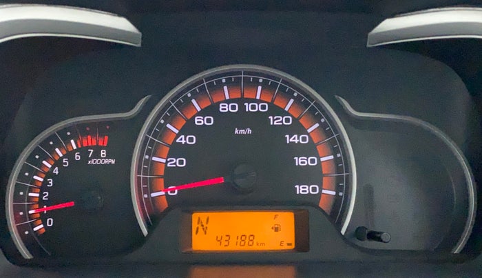 2016 Maruti Alto K10 VXI AMT, Petrol, Automatic, 43,158 km, Odometer Image
