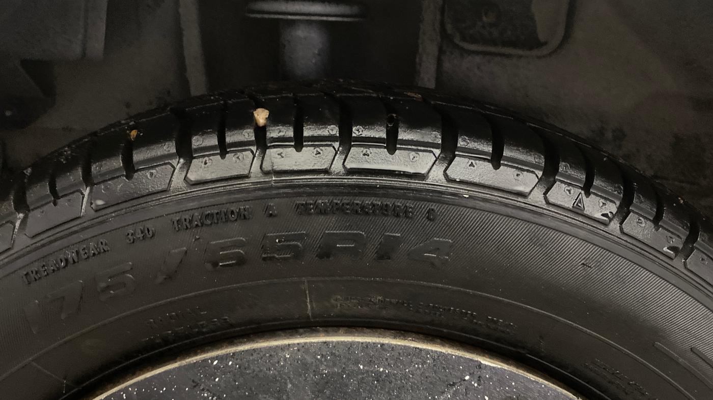2018 Tata Tiago XT PETROL, Petrol, Manual, 1,49,097 km, Right Rear Tyre Tread