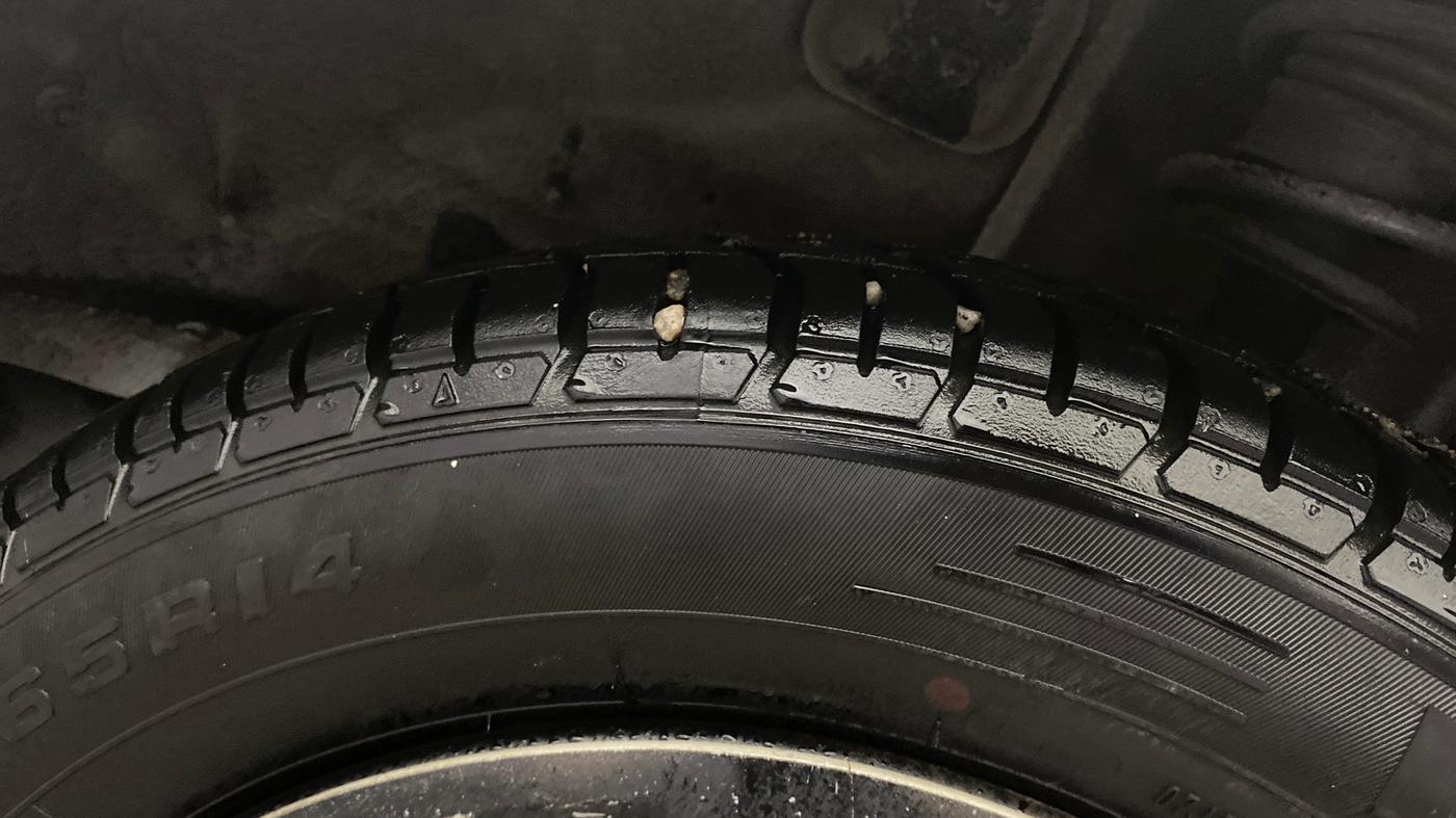 2018 Tata Tiago XT PETROL, Petrol, Manual, 1,49,097 km, Left Rear Tyre Tread