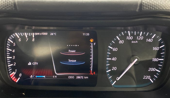 2020 Tata ALTROZ XZ 1.2, Petrol, Manual, 28,672 km, Odometer Image
