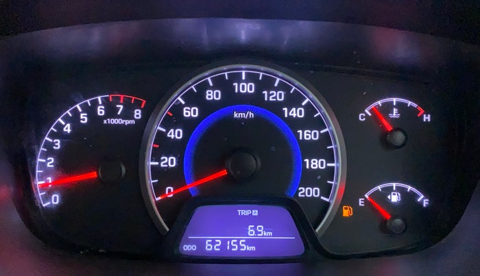 2015 Hyundai Grand i10 MAGNA 1.2 KAPPA VTVT, Petrol, Manual, 62,155 km, Odometer Image