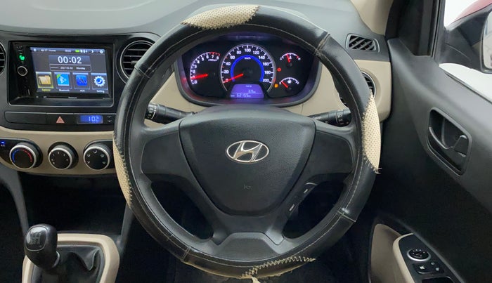 2015 Hyundai Grand i10 MAGNA 1.2 KAPPA VTVT, Petrol, Manual, 62,155 km, Steering Wheel Close Up