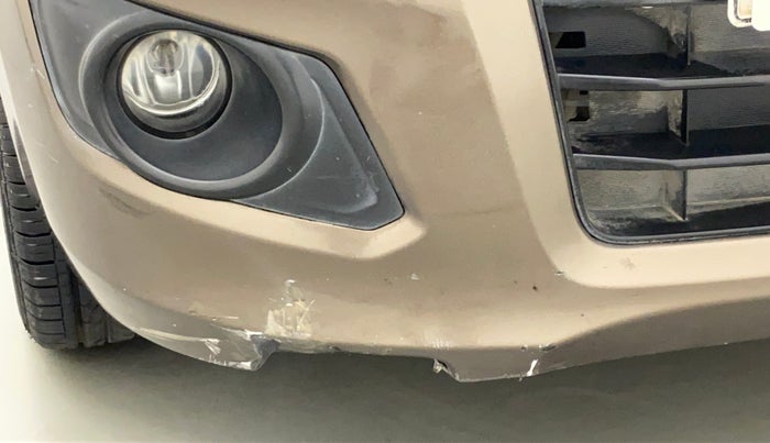2013 Maruti Wagon R 1.0 VXI, Petrol, Manual, 78,410 km, Front bumper - Paint has minor damage