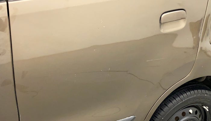 2013 Maruti Wagon R 1.0 VXI, Petrol, Manual, 78,410 km, Rear left door - Minor scratches